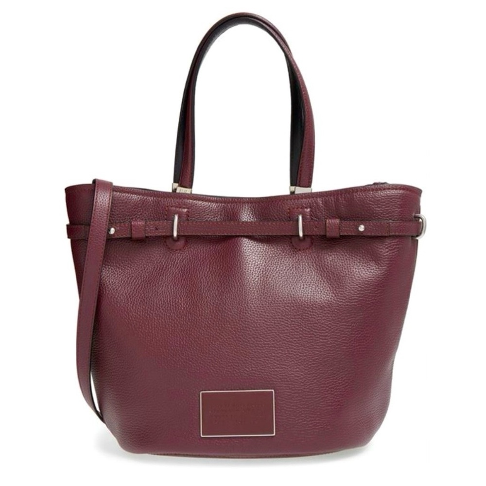 Marc Jacobs Ligero Flower Cardamom Leather Tote Bag - Authentic, With Tags